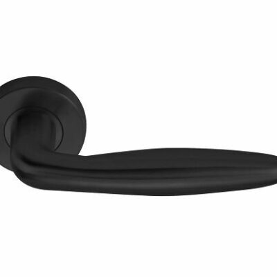 Deurkruk Cavetto | ronde rozet | PVD Gunmetal