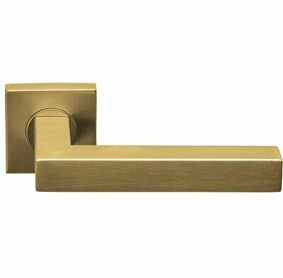 Deurkruk Volaria | vierkant rozet | PVD Mat Goud