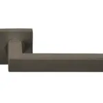 Deurkruk Volaria | vierkant rozet | Brons