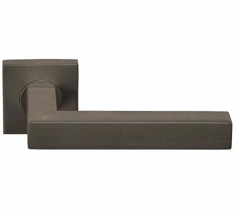 Deurkruk Volaria | vierkant rozet | Brons