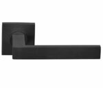 Deurkruk Colona | vierkant rozet | PVD Gunmetal