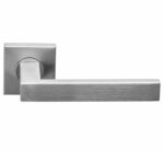 Deurkruk Arqueta | vierkant rozet | RVS mat