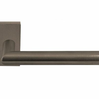 Deurkruk Stoa | rechthoekig rozet | Brons