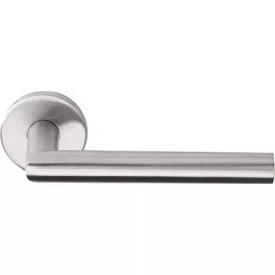 Formani | Deurkruk BASIC LBII-19 op ronde rozet | RVS mat