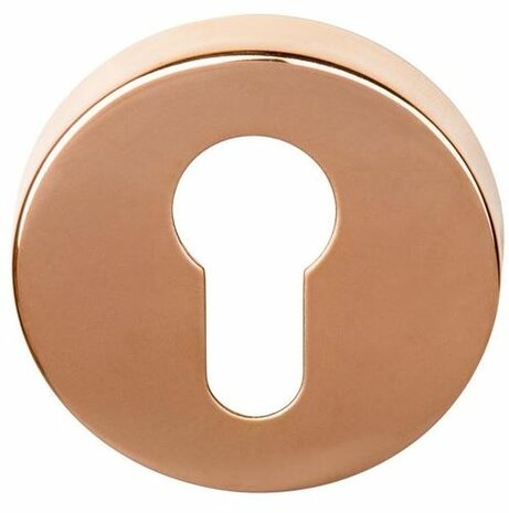 Formani | Cilinderplaatje BASIC LBY50D | 10mm | PVD Gepolijst Koper