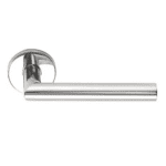 Deurkruk Cornisa | ronde rozet | Gepolijst RVS