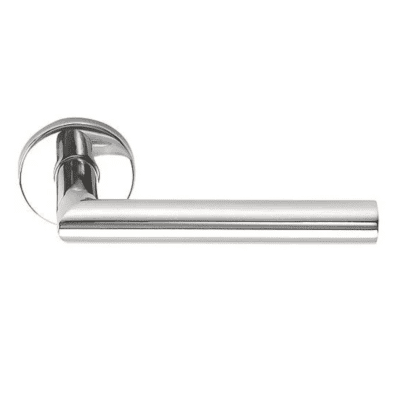 Deurkruk Cornisa | ronde rozet | Gepolijst RVS