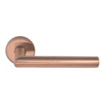 Formani | Deurkruk BASIC LBII-19 op ronde rozet | PVD Mat Brons