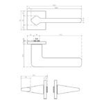 Aprile deurklinken Lila mat nikkel 1