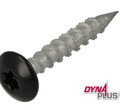 Dynaplus® | TUINBESLAGSCHROEF AR-SILVER OVK ZWARTE KOP TX-30 6.0X40 | (50)