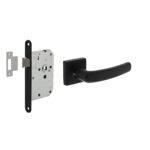 Intersteel Deurbeslag Set Loopslot Zwart Met Broome Denham Zwart