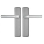 AXA Deurklink met blindschild   AXA   Curve Aluminium 62175011E K010811550 medium