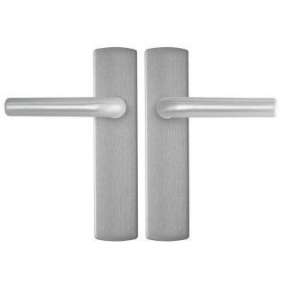 AXA Deurklink met blindschild   AXA   Curve Aluminium 62175011E K010811550 medium