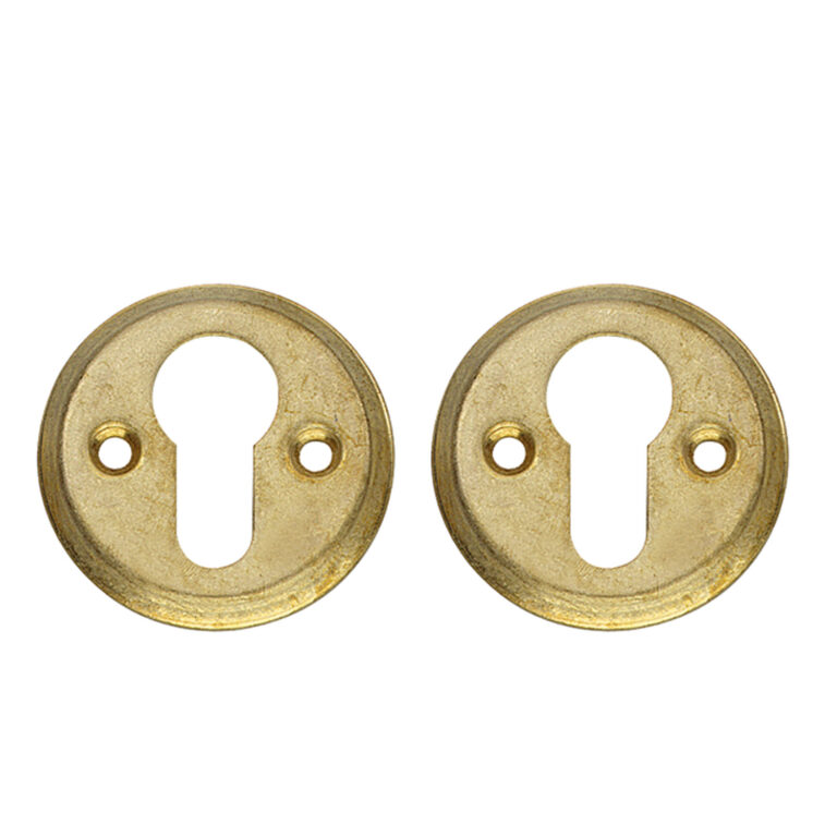 CILINDERROZET O50X5MM MESSING GETROMMELD