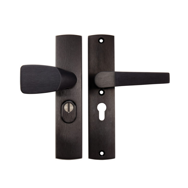 AXA | Veiligheidsbeslag Premium Wing-knop+kruk Arrow | PC55 | Anti-kerntrek | Omkeerbaar | 242x52x13 | Alu | SKG3