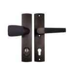 AXA | Veiligheidsbeslag Premium Wing-knop+kruk Arrow | PC92 | Anti-kerntrek | Omkeerbaar | 242x52x13 | Alu | SKG3