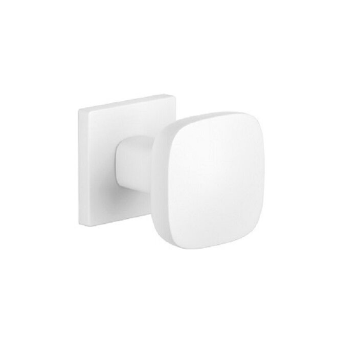 aprile enkele witte deurknop aprile querca vierkan