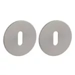 STERK | Basalt PVD antraciet grijs sleutelplaatjes | OVAL 1710 | Ultra dun 3mm