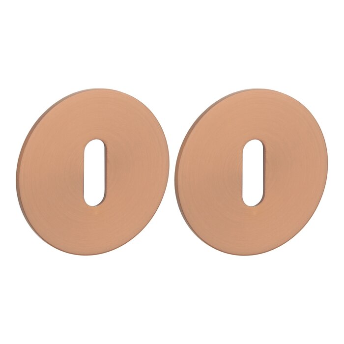 STERK | Sleutelplaatjes OVAL 1710 | Ultra dun | 3mm | Koper PVD