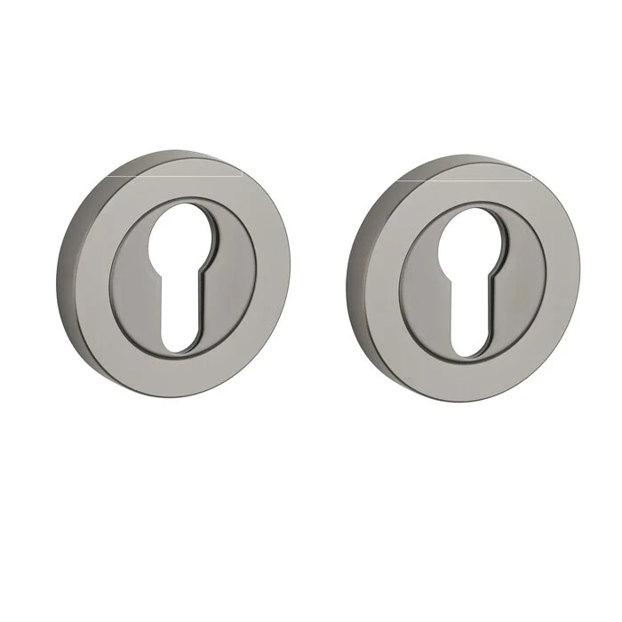 STERK | Cilinderrozetten 1711 OVAL PRO | 8mm | Basalt PVD