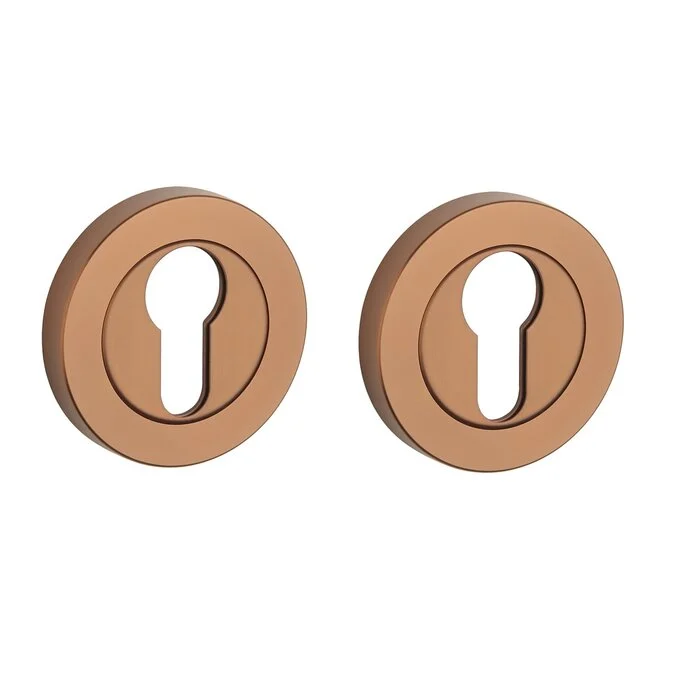 STERK | Cilinderrozetten 1711 OVAL PRO | 8mm | Koper PVD