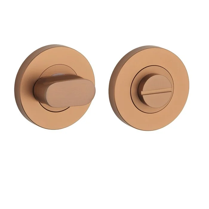 sterk wc garnituur 1712 oval pro 8mm mat koper pvd