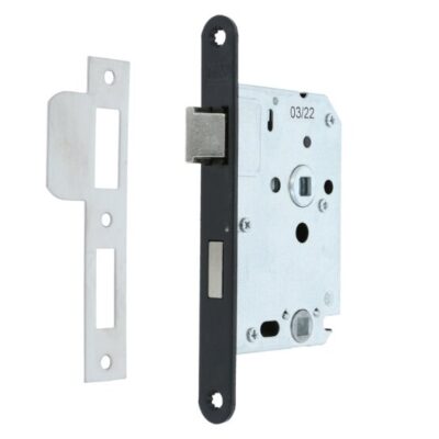 WC-badkamerslot ronde voorplaat zwart 0160.282.5043