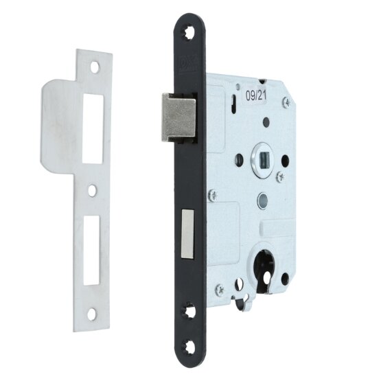 Dag & nachtslot euro cilinder ronde voorplaat zwart 0160.280.5013