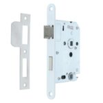 WC-badkamerslot ronde voorplaat wit 0160.282.5042