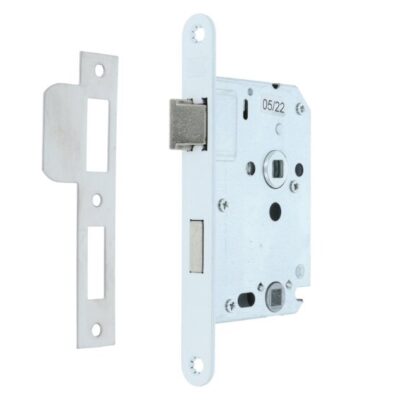 WC-badkamerslot ronde voorplaat wit 0160.282.5042