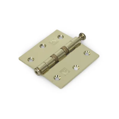 Dulimex Kogellagerscharnier rechte hoeken 76x76 mm vermessingd