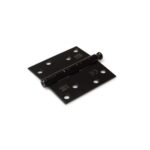 Aanbieding scharnieren, scharnieren in de aanbieding, DULIMEX DX H362-89893104 KOGELLAGERSCHARNIER RECHTE HOEKEN 89X89 MM RVS PEN RVS GEBORSTELD ZWART 6230.134.8989