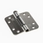 Dulimex Glijlagerscharnier ronde hoeken 3 mm 89x89 mm RVS geborsteld