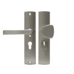 AXA | Veiligheidsbeslag Curve Plus S-knop+kruk Blok | PC72 | Anti-kerntrek | Omkeerbaar | 242x52x13 | Alu | SKG3