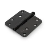 Dulimex Scharnier met losse pen ronde hoeken 89x89 mm zwart gelakt
