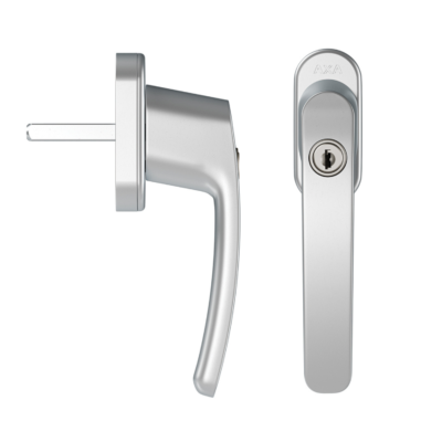 Veiligheids draai-kiep raamkruk Oval Roma 90 3341-37-91/E90