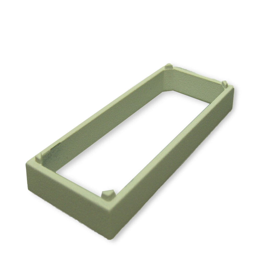 Tussenplaat 8 mm t.b.v. RBM zamac wit epoxy coating 0130.591.2002