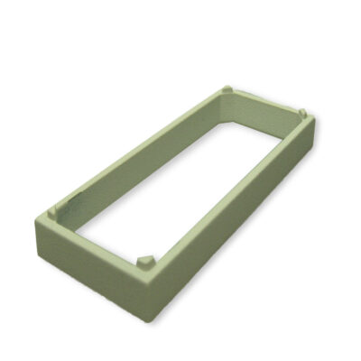 Tussenplaat 8 mm t.b.v. RBM zamac wit epoxy coating 0130.591.2002