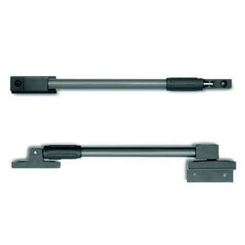 DX – Telescopische raamuitzetter – naar binnen- en buitendraaiend – 325 – 445 min-max – zilver-antraciet