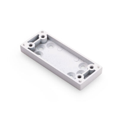 DX – Onderlegplaat smal t.b.v. RBM zamac wit epoxy coating