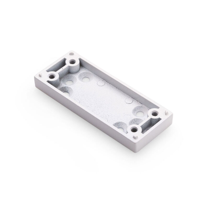 DX – Onderlegplaat smal t.b.v. RBM zamac wit epoxy coating