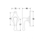 Artitec Mi Satori Draaikiep Linea glans chroom