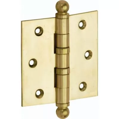 Artitec Mi Satori Kogellagerscharnier rechte hoek bol 76x76mm messing gelakt