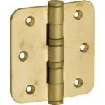 Artitec Mi Satori Kogellagerscharnier ronde hoek vlak 89x89mm messing antiek