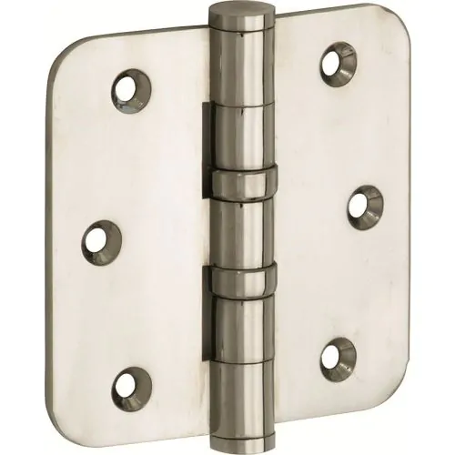 Artitec Mi Satori Kogellagerscharnier ronde hoek vlak 89x89mm glans nikkel