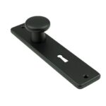 Deurknop op schild (niet draaibaar)