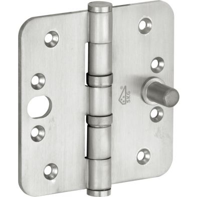 Artitec Mi Satori Kogellagerscharnier SKG3 ronde hoek vlak 89x89mm mat nikkel pvd