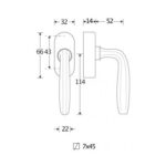 Artitec Mi Satori Draaikiepgarnituur Banaan/Elegant glans nikkel