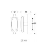 Artitec Mi Satori Draaikiep raamkruk Milford ijzer zwart