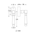 Artitec Mi Satori Draaikiepgarnituur Arlon ijzer zwart
